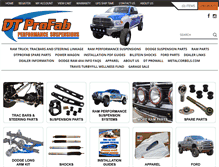 Tablet Screenshot of dtprofab.com